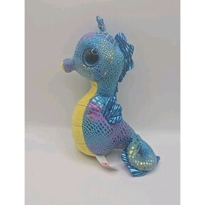 Ty Beanie Boos - NEPTUNE the Blue Seahorse 6"  Plush Stuffed Animal Toy